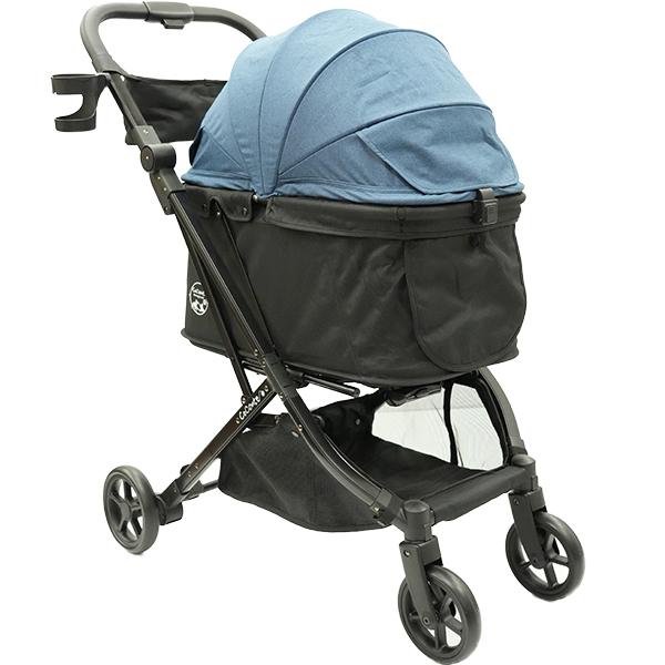 大型犬　ペットカート ブルー CoConte ペットカート Large ブルー : ペットの専門店コジマ - 通販