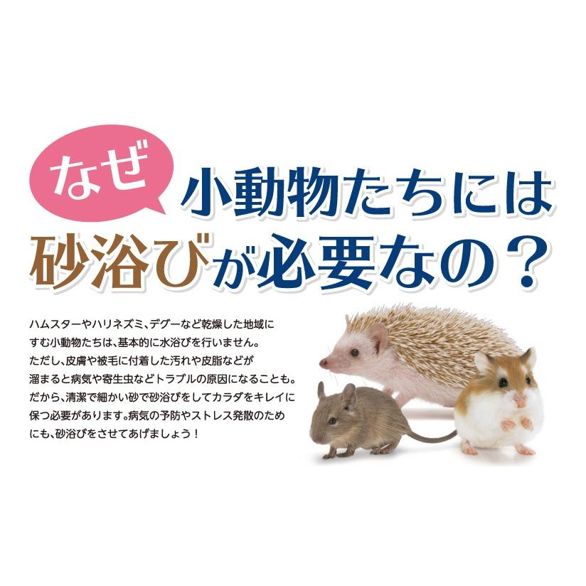 コジマ Zero 脱臭力に特化したハリネズミ用浴び砂（デグー、ジリス