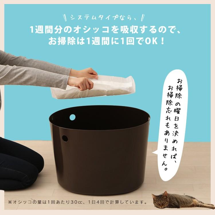 猫 トイレ 猫トイレ システムトイレ 猫用トイレ ペットトイレ システムタイプ 消臭 清潔 上から入る アイリスオーヤマ PUNT-530S | IRIS OHYAMA | 06