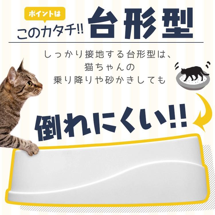 猫トイレ におい対策 おしゃれ 収納 猫 トイレ ペット用 猫用 アイリスオーヤマ おすすめ 人気 倒れにくいネコのトイレ オープンタイプ OCLP-390｜wannyan｜03