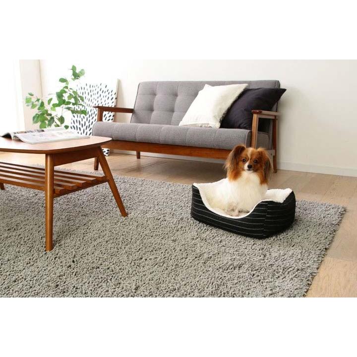 犬 猫 ベッド ペット Comme Ca Ism ペットベッド スクエアベッド Com Sbs Sサイズ コムサ アイリスオーヤマ 秋冬 あったか かわいい おしゃれ わんことにゃんこのおみせ 通販 Paypayモール