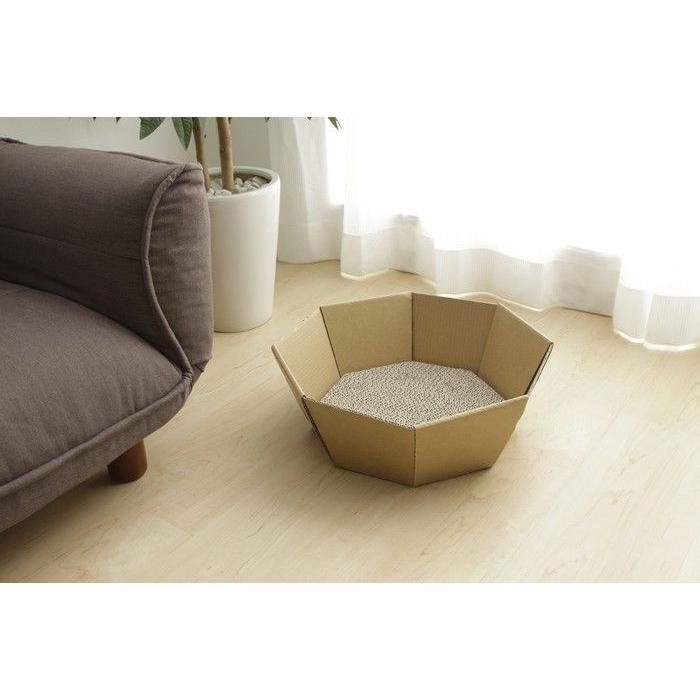 爪とぎ 猫 爪研ぎ おしゃれ 超目玉 爪とぎ防止 爪とぎハウス ダンボール 爪磨き 爪 爪やすり 8角形 猫用 爪みがき つめとぎ