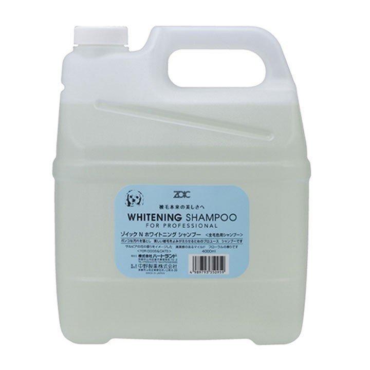 ゾイック ZOIC N ホワイトニングシャンプー 4000ml ハートランド 7048979Pet館 Yahoo!店 通販