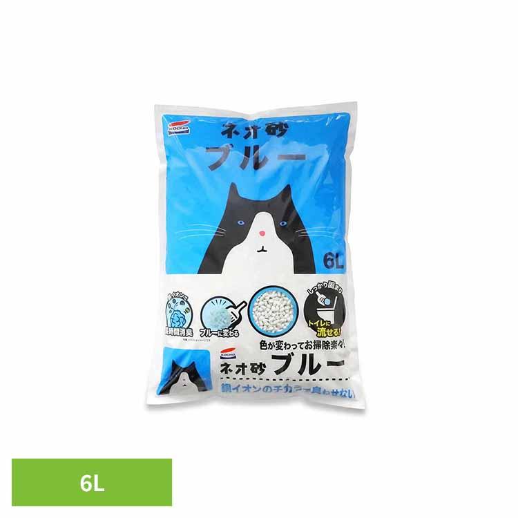 猫砂 ブルー ネオ砂 6L 3630333 株式会社コーチョー : Pet館 Yahoo!店