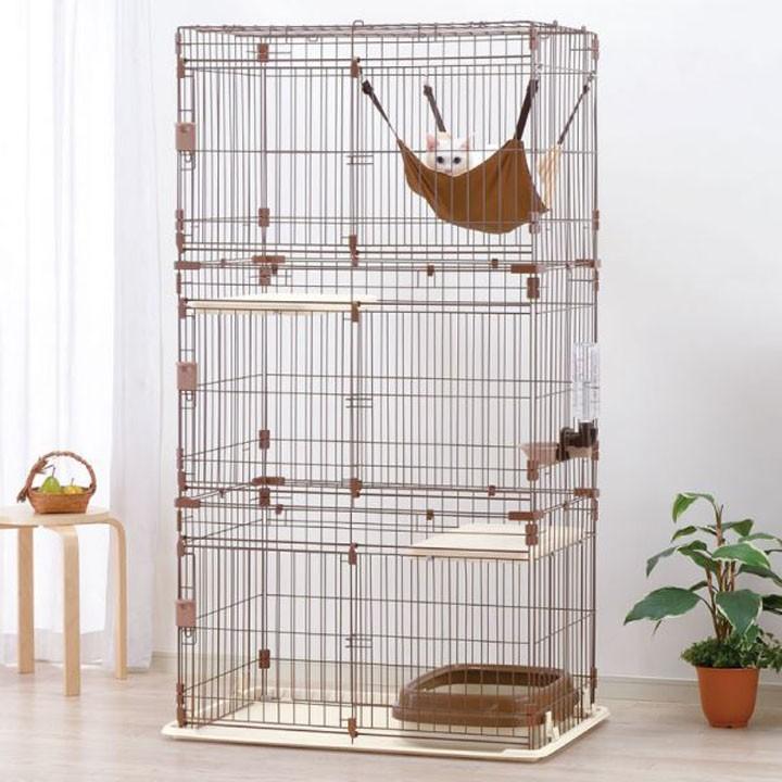 リッチェル 猫 猫ケージ キャットケージ ブラウン Sサイズ リッチェル 猫 猫ケージ キャットケージ ブラウン Sサイズ