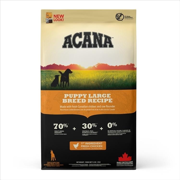 ACANA - アカナ ドッグフード アカナ パピーラージブリードレシピ 11.4kg 禾穀類不当て嵌める 狆ころ 狆ころ 大型犬 割り増し金ボンネット アカナ 置き目品 ドッグフード-ペット用品、生き物-ドライフード