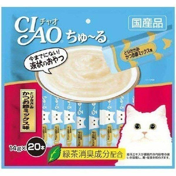 チャオちゅーる20本ささみかつお節 いなばペットフード ちゅ る 猫 ネコ おやつ キャットフード ペットフード 海鮮 シーフード ペースト 液状 猫用品 いなば D 7130785 わんことにゃんこのおみせ 通販 Yahoo ショッピング