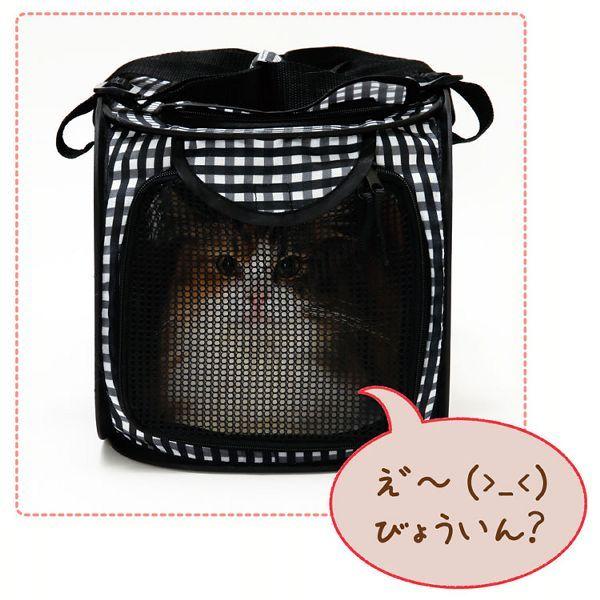 ペットカート キャリー カート 猫 ペット用 キャリー ポータブルキャリー 猫壱 (D)|wannyan|06