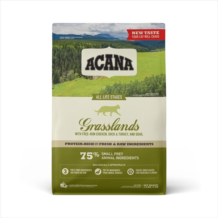 アカナ キャットフード ACANA アカナ グラスランドキャット 1.8kg 穀類不使用 プレミアムフード アカナ トランペッツ Trumpets 正規品 | 