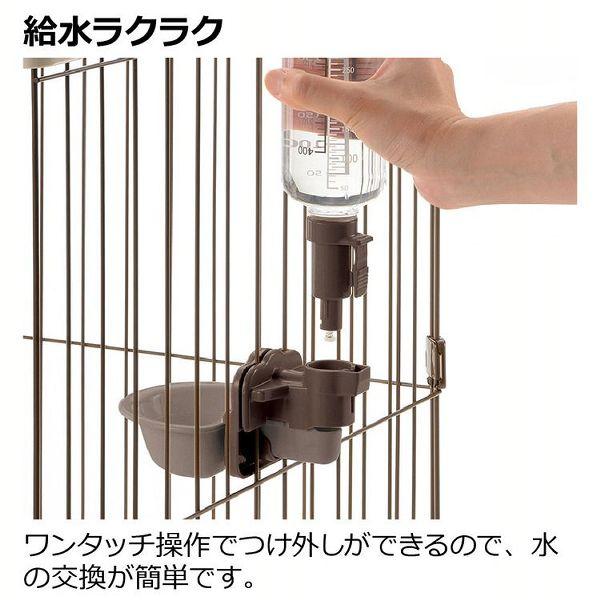 クリップ付き給水器 ブラウン/ベージュ リッチェル（Richell） 給水機 犬 給水器 ドッグウォーターディッシュ