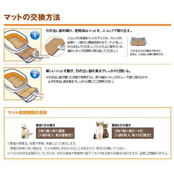 Kao 花王 ニャンとも清潔トイレ 脱臭・抗菌マット 6枚入り DA (D