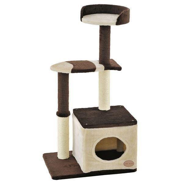 キャットタワー 猫タワー おしゃれ スリム 省スペース 据え置き キャット 猫 猫のおあそびポール 半額 タワー 中型 爪とぎ ミドルタイプ お魚ファミリー 麻