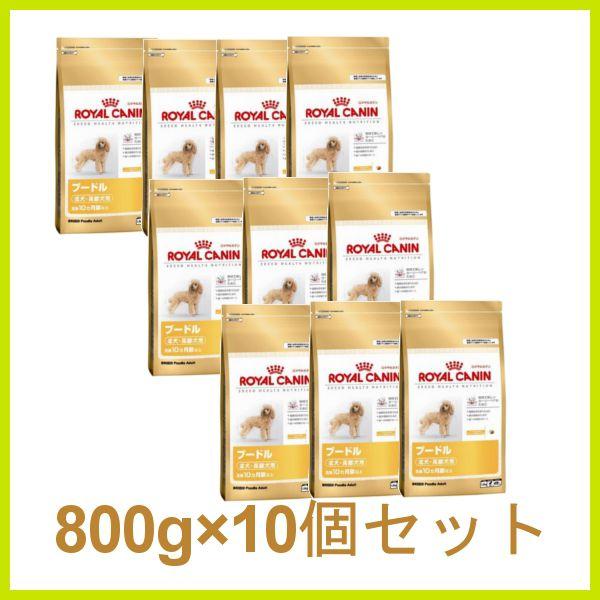 ロイヤルカナン（ROYAL CANIN） 犬 プードル 成犬・高齢犬 800g 10個