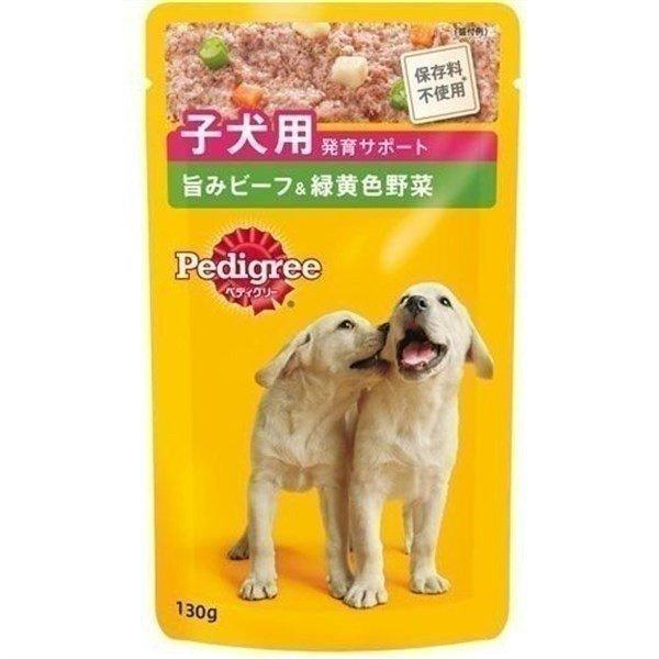 ペディグリーチャム パウチ 旨みビーフ 緑黄色野菜 子犬用 130g Lp ドッグフード フード 犬用 犬 わんことにゃんこのおみせ 通販 Paypayモール