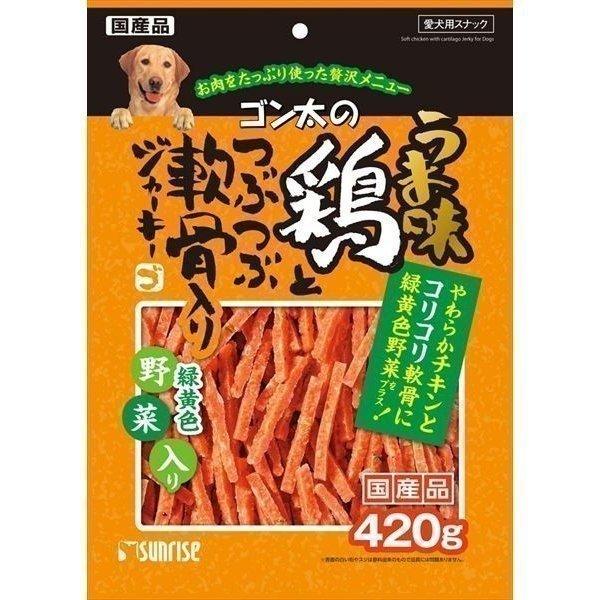 ゴン太のうま味 鶏とつぶつぶ軟骨入りジャーキー 緑黄色野菜入り 4g マルカン サンライズ Lp ドッグフード フード 犬用 犬おやつ わんことにゃんこのおみせ 通販 Paypayモール