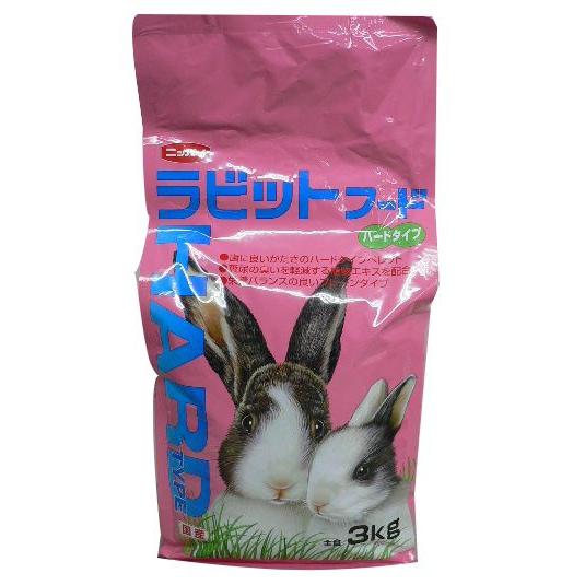 ニッパイ ラビットフード ハードタイプ 3kg(D)(DA) ウサギ用品 : Pet館