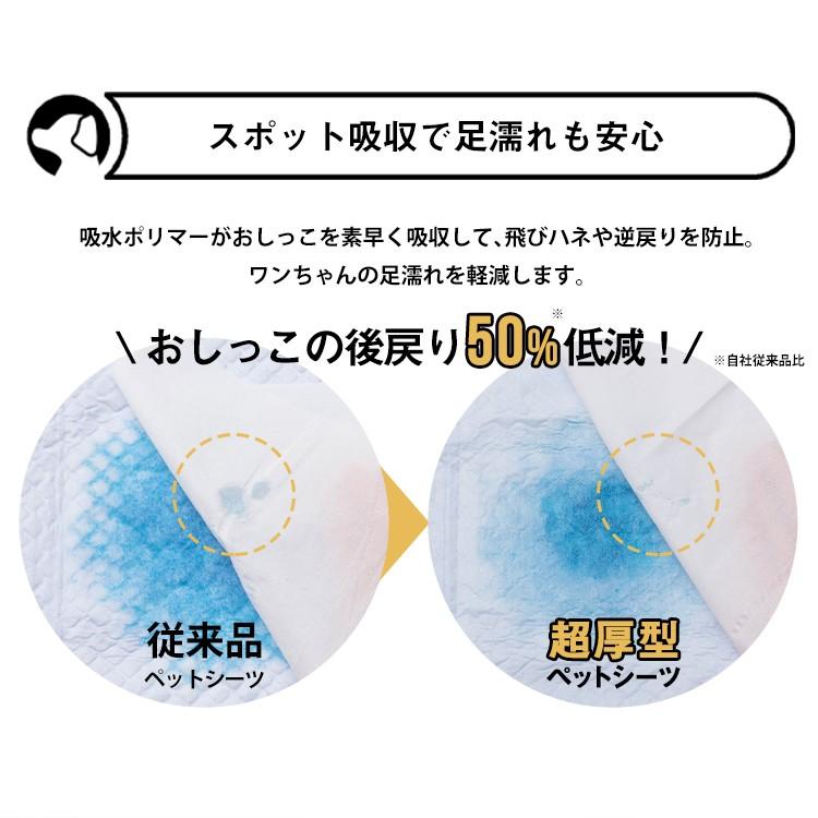 IRIS OHYAMA ペットシーツ ワイド レギュラー 超厚型 4袋セット 業務用