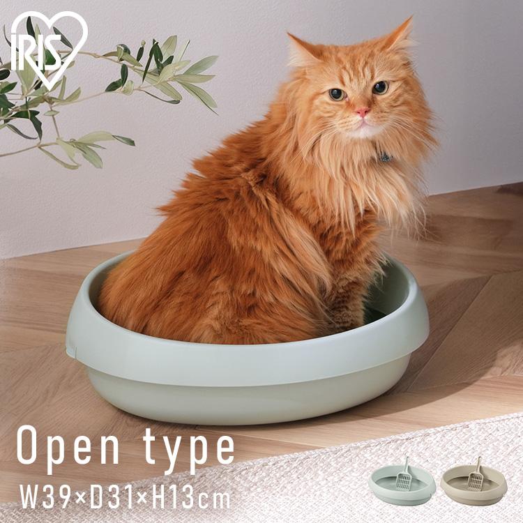 IRIS OHYAMA（アイリスオーヤマ） 猫トイレ 猫 トイレ 小さめ 丸型