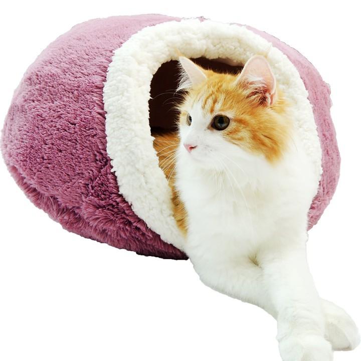 犬 猫 ベッド ペットニャンともねこ穴 ペッツルート (D) スイーツ 秋冬 