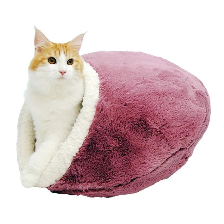 犬 猫 ベッド ペットニャンともねこ穴 ペッツルート (D) スイーツ 秋冬 