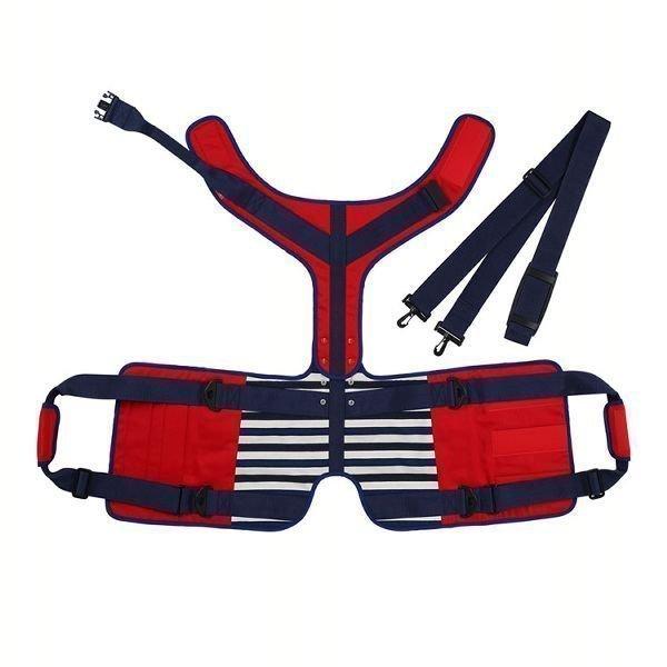 犬 ハーネス 犬介護 With 歩行補助ハーネスLaLaWalK大型犬用 ナチュラルマリン 2TA0025-85 トンボ (D)
