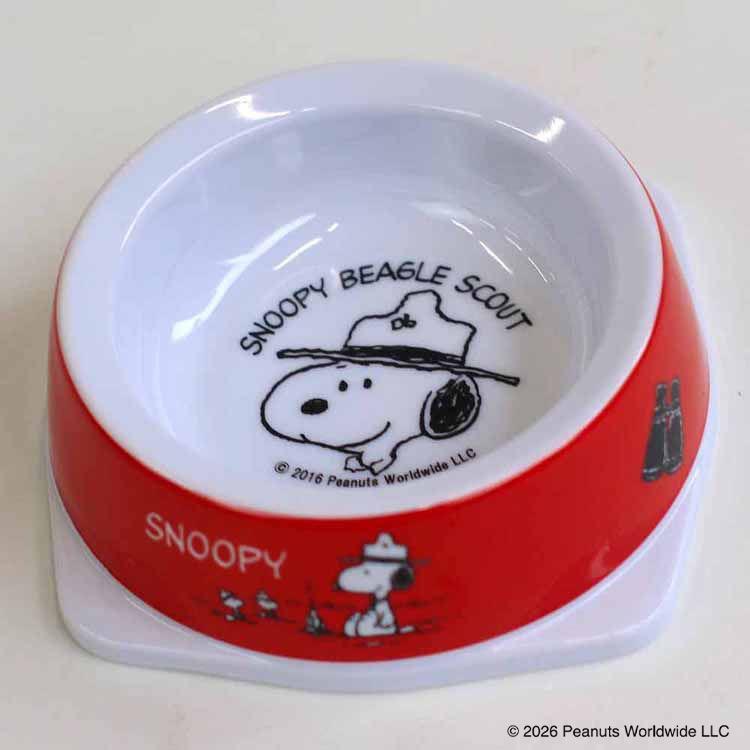 犬 猫 食器 給餌器 SNOOPY スヌーピーフードボウル S AE9203 (D) : Pet