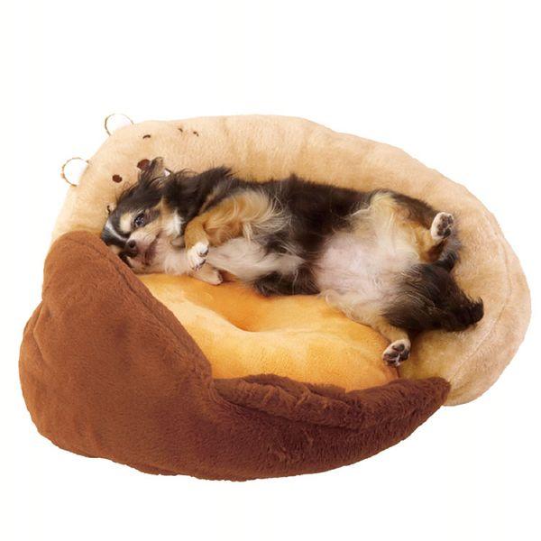 ペッツルート 犬 ベッド 円形 手洗い可 ふわふわ かわいい あったか