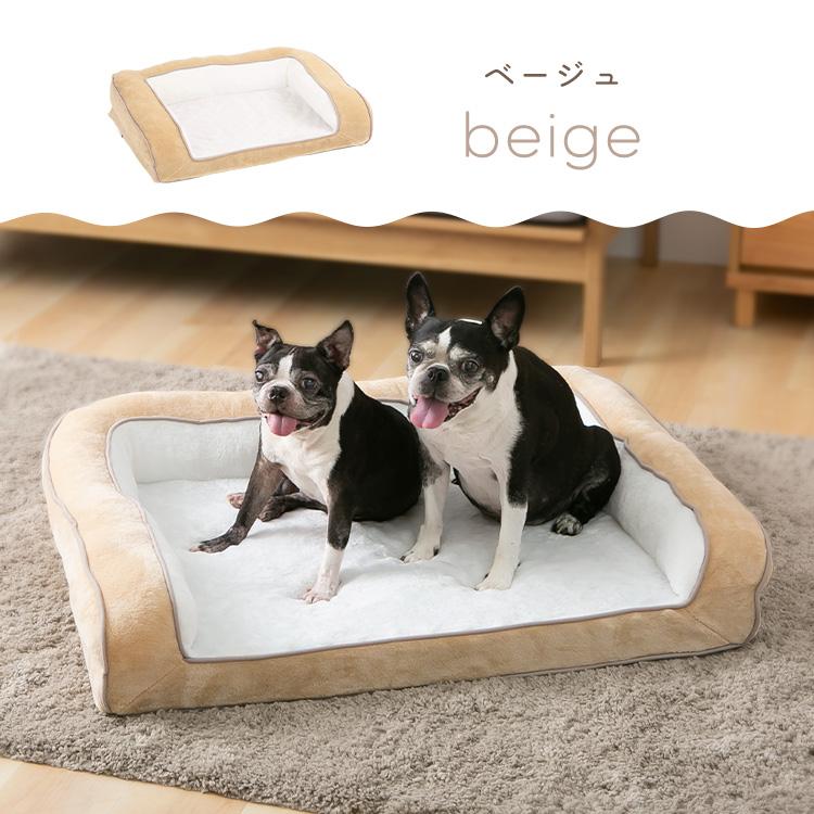 犬 ベッド Lサイズ スクエア カバー 取り外し可 洗える 抗菌 防臭