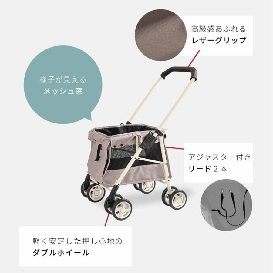 ペットカート ペットキャリー 多頭飼い 犬用 猫用 ISOFIX 通気性抜群