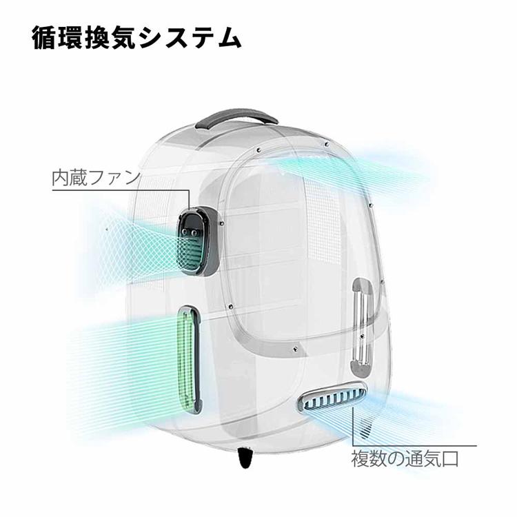 PETKIT ペット用キャリーバッグ クリームホワイト　宇宙船リュック PETKIT（ペットキット） ペット用品 ペット用キャリーバック 犬 猫