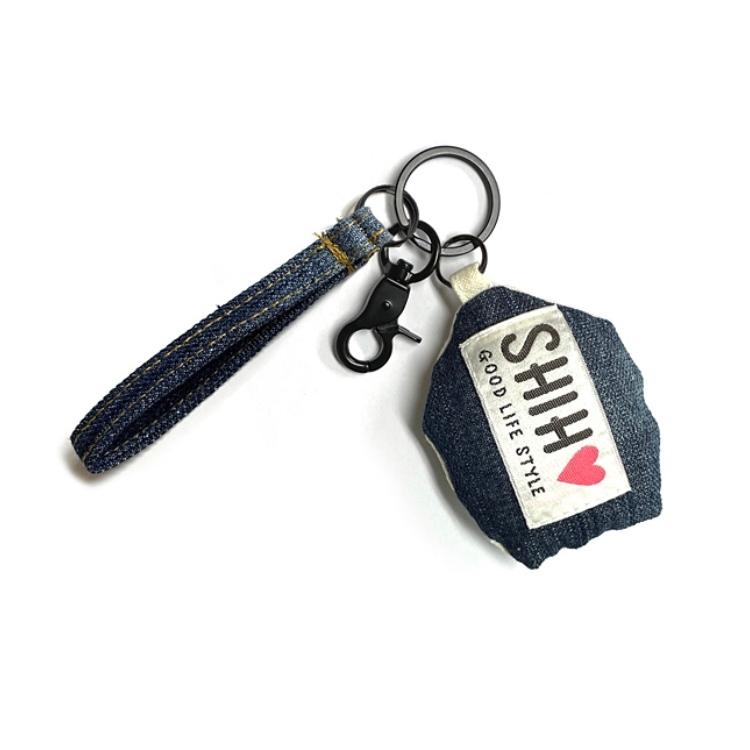 送料無料 キーホルダー D・O・G ぷっくりかわいいクッション