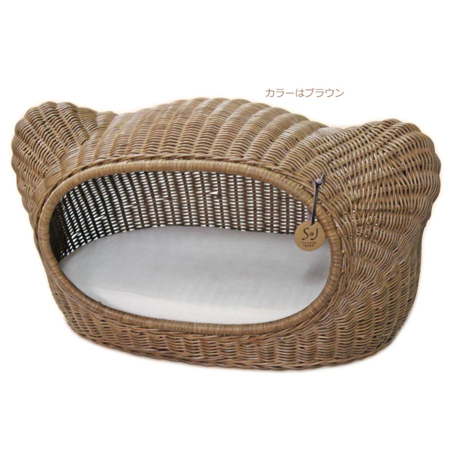 ペット用品 猫用品 ベッド ラタン製ベッド ハウス 籐製品 SincereJapan