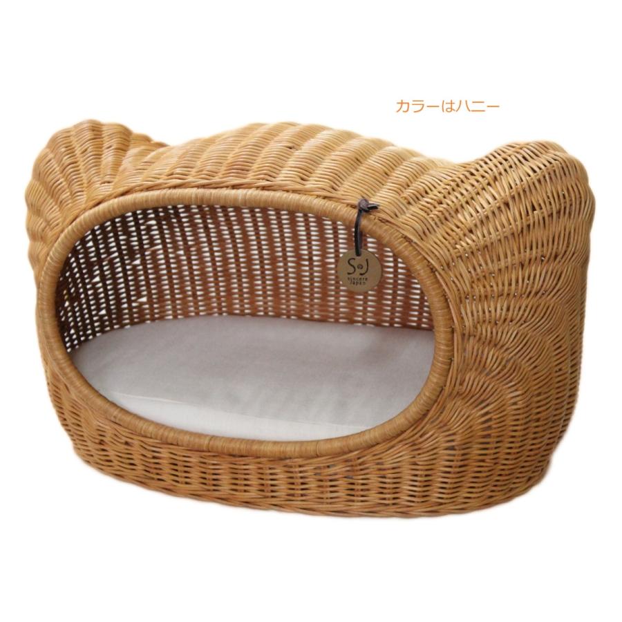 ペット用品 猫用品 ベッド ラタン製ベッド ハウス 籐製品 SincereJapan