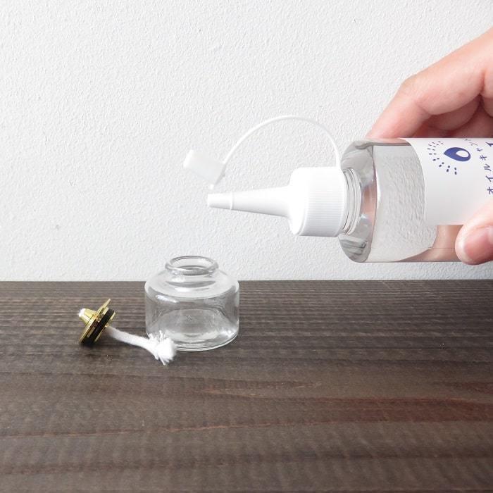 カメヤマキャンドル オイルキャンドル用 プチボトル4H 箱入り