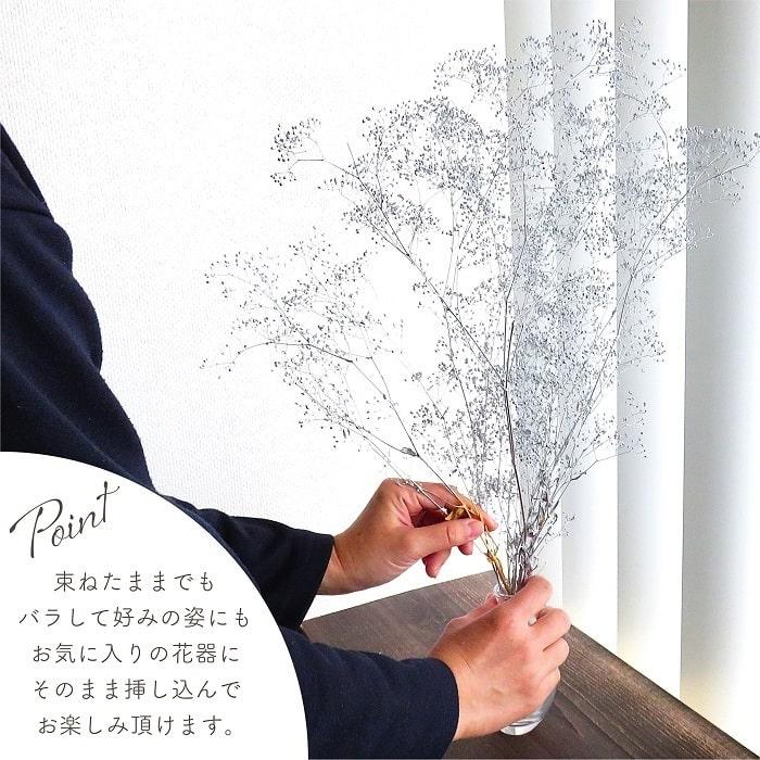 ドライフラワー プリザーブドフラワー スーパーソフトミニカスミ草