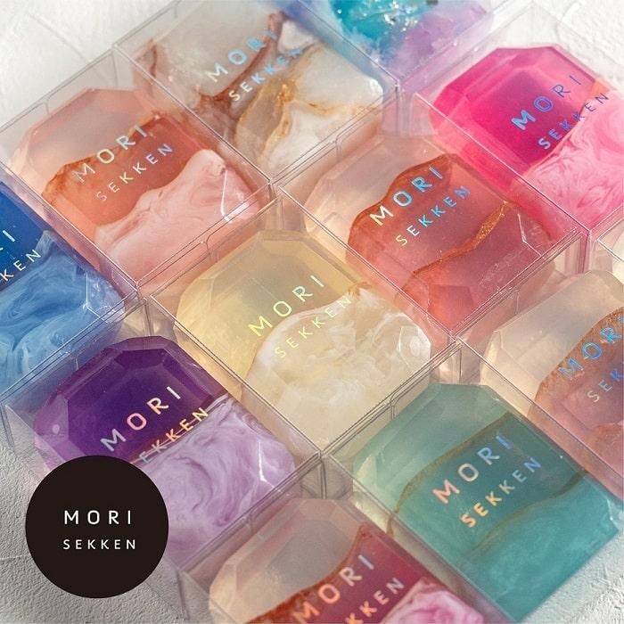 冬限定品入荷】石けん 森石鹸 宝石石鹸 クリア箱入 茅ヶ崎産