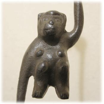 猿フック(大/中/ 小)さる サル 猿 お猿 モンキー 動物 壁掛け フック