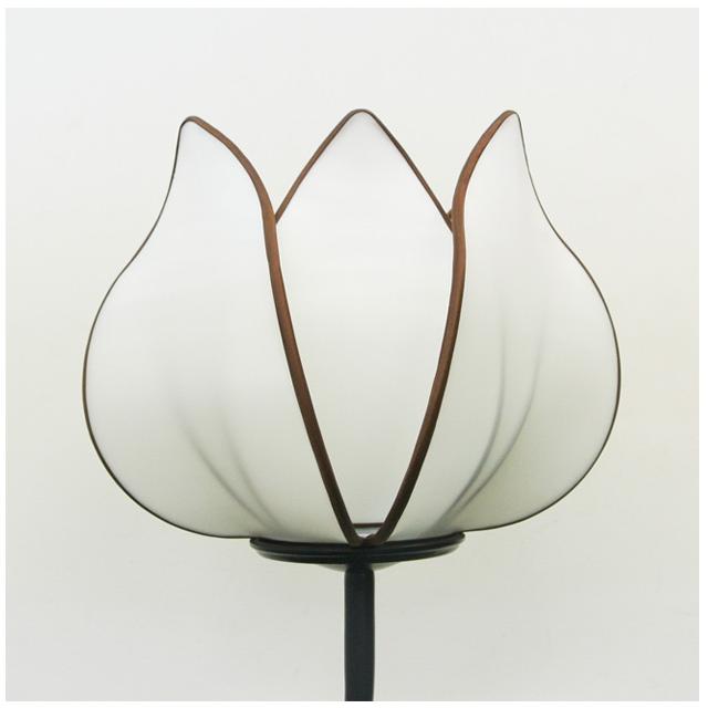 ロータスフラワー S + アイアン L スタンドライト)フロアスタンド