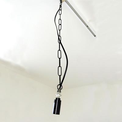 和風 ペンダントライト LED電球 E17 チェーンコード ソケット 裸電球 ランプ)ペンダントライト led(led