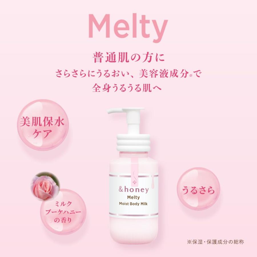 &honey (アンドハニー) モイスト ボディミルク メルティ 250ml