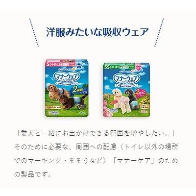 ユニチャーム マナーウェア男の子用 Lサイズ 4枚入り 中型犬用 AL0｜wanpaku｜09