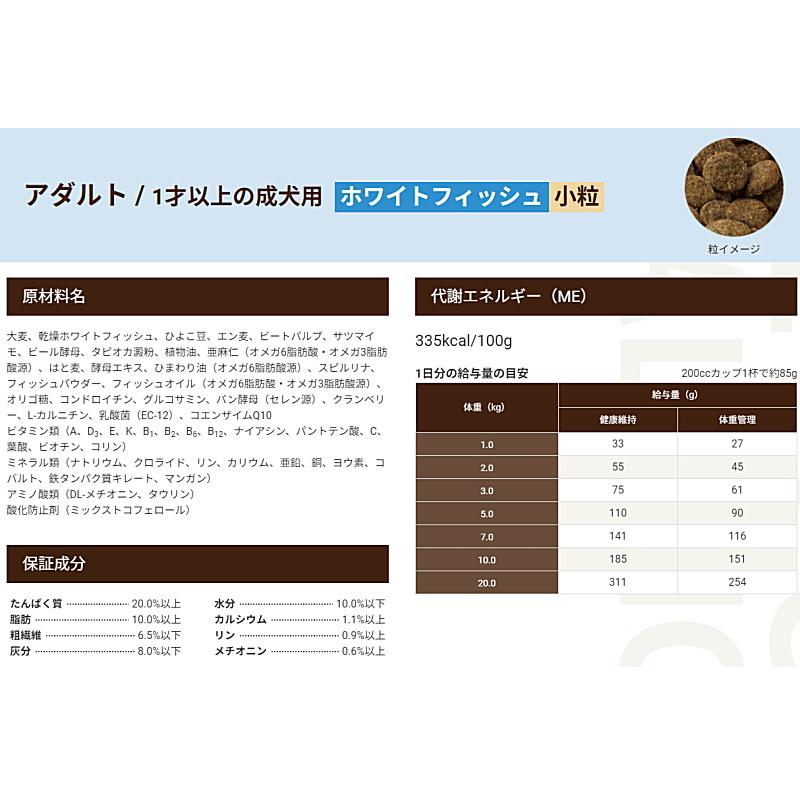 SELECT BALANCE クーポン有) 国産 ホワイトフィッシュ 小粒 2.4kg 白身