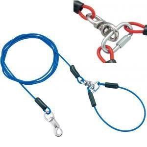 クーポン有) ペティオ Petio タフギア ロング ワイヤーチェーン 4.5mm 適応体重 30kg 選べる２色 レッド/ブルー 4903588246029 / 4903588246036 ALE | Petio | 07