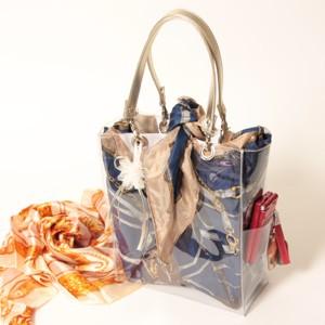 雨の日も安心☆お気に入り写真をプリントするアレンジ自由なクリアトート |  | 02