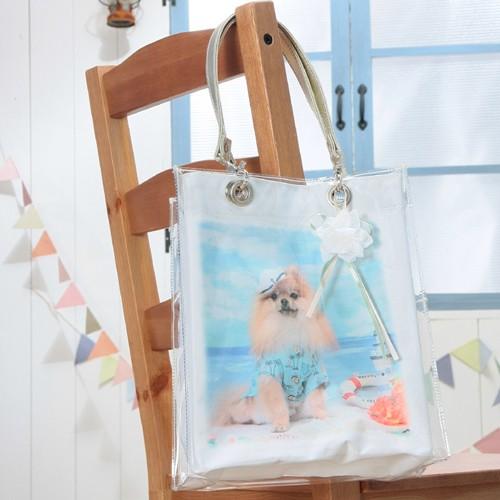 雨の日も安心☆お気に入り写真をプリントするアレンジ自由なクリアトート |  | 04