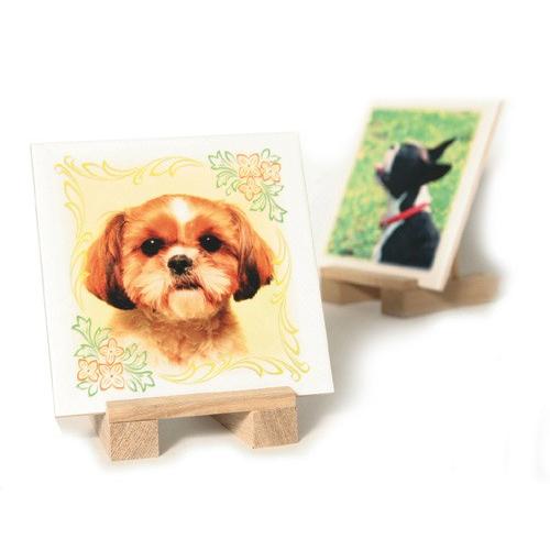 玄関やお部屋に最適サイズ。お気に入り写真を焼き付けフォトタイル　メモリアルにも | 