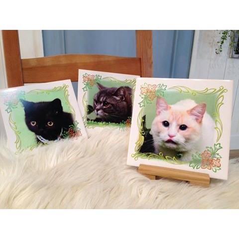 玄関やお部屋に最適サイズ。お気に入り写真を焼き付けフォトタイル　メモリアルにも |  | 04