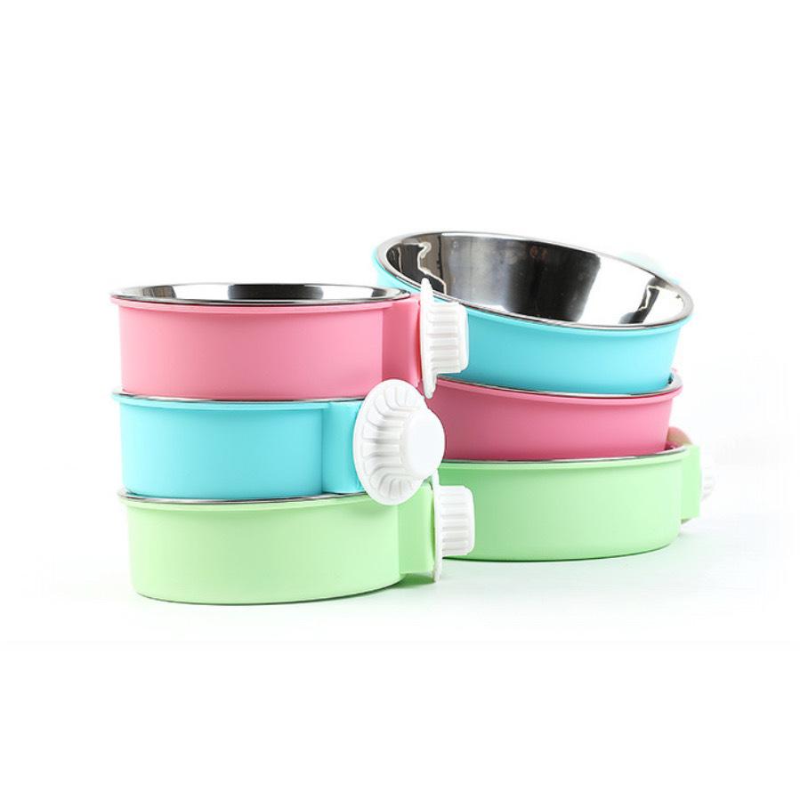 餌入れ 犬 猫 エサ入れ フードボウル ゲージ ネジ 固定 ペット 食器 皿