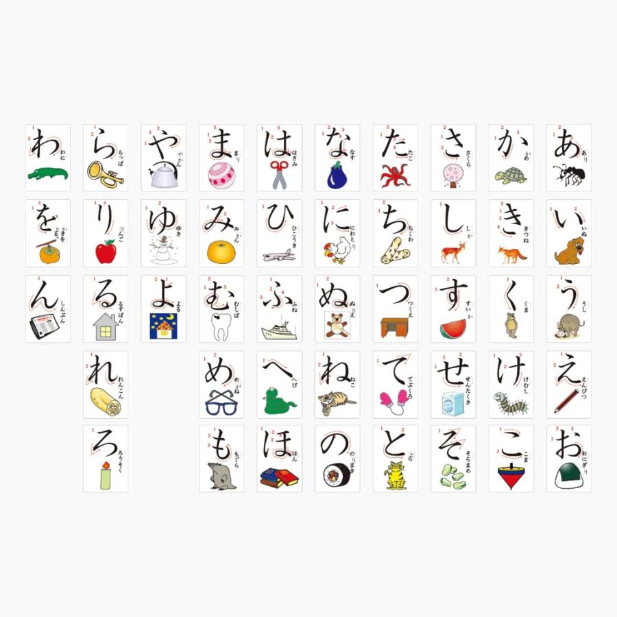 ひらがなカード ひらがなカード（イラスト入り） : ワンサカYahoo!店 - 通販 - Yahoo
