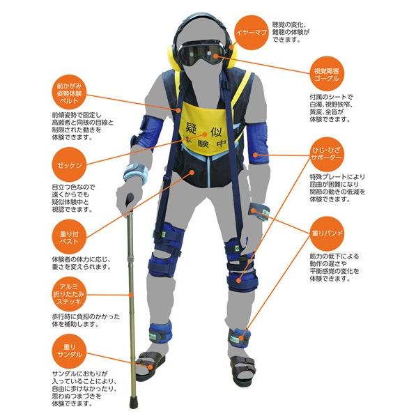 高齢者疑似体験教材デラックスセット : ワンサカYahoo!店 - 通販